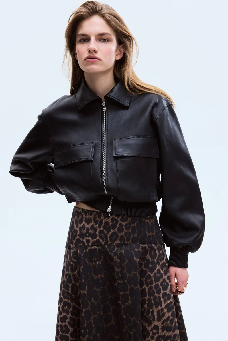 H&M Flared twill skirt